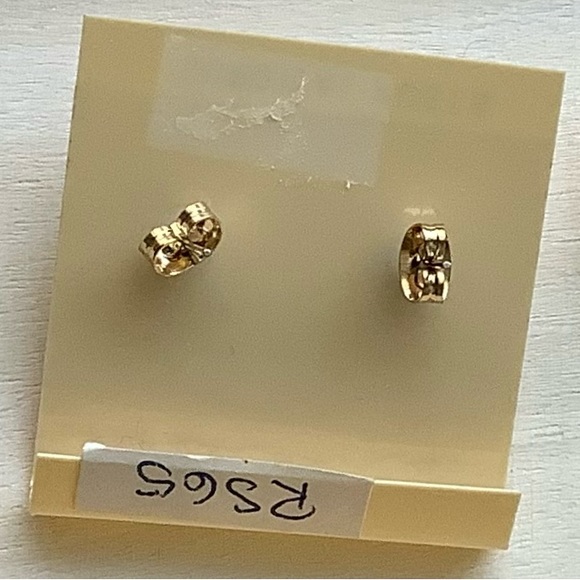 New vintage pink Rhodonite earrings - Picture 4 of 8